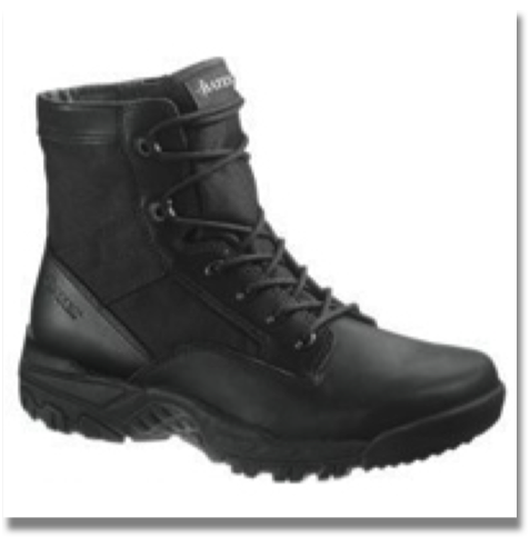 BATES MEN'S ZERO MASS 
6" SIDE ZIP

Durable, easy to clean leather upper, Moisture-wicking, breathable lining, YKK nylon side zipper for easy on/off, Compression molded EVA midsole delivers lasting cushion, Lightweight, shock absorbing, performance insert, AureRight™ mildewproof and anti-bacteria insole increases breathability, Low profile,durable rubber outsole, Cement Construction
